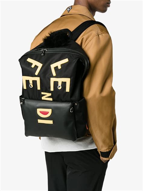 fendi backpack face